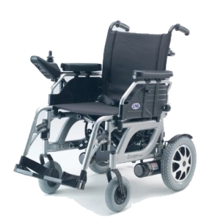 powered wheelchair - click for printable leaflet